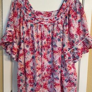 ‘Intro’ Comfy Cotton Top Sz M